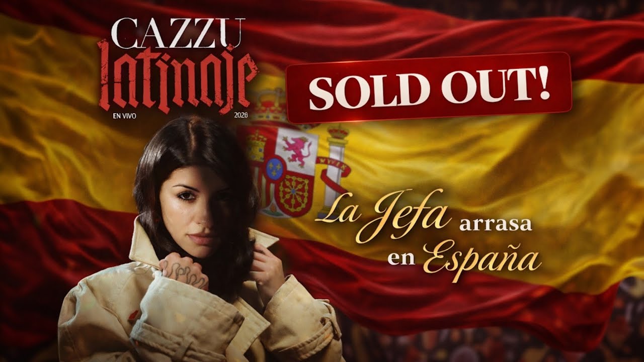 ¡Cazzu SOLD OUT en minutos en España… mientras a Nodal lo siguen cancelando!