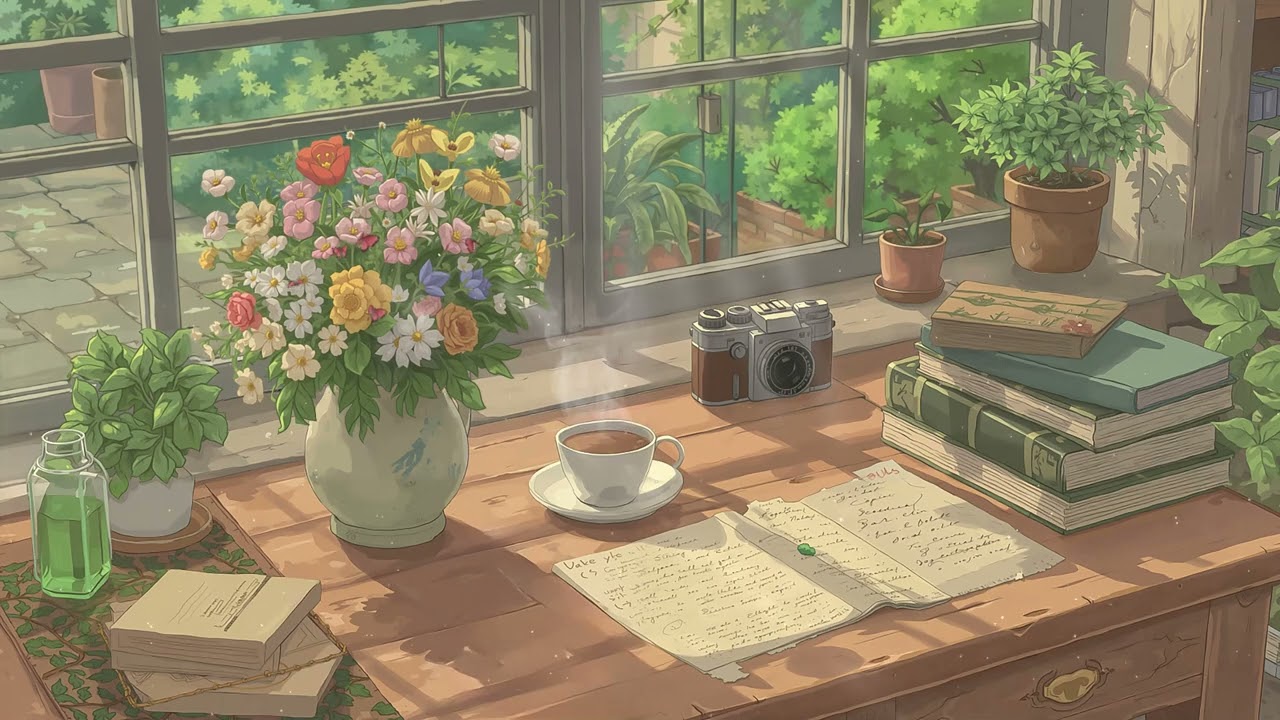 Morning Cafe Vibes 🌻 Lofi Coffee Music for Work, Relax & Study