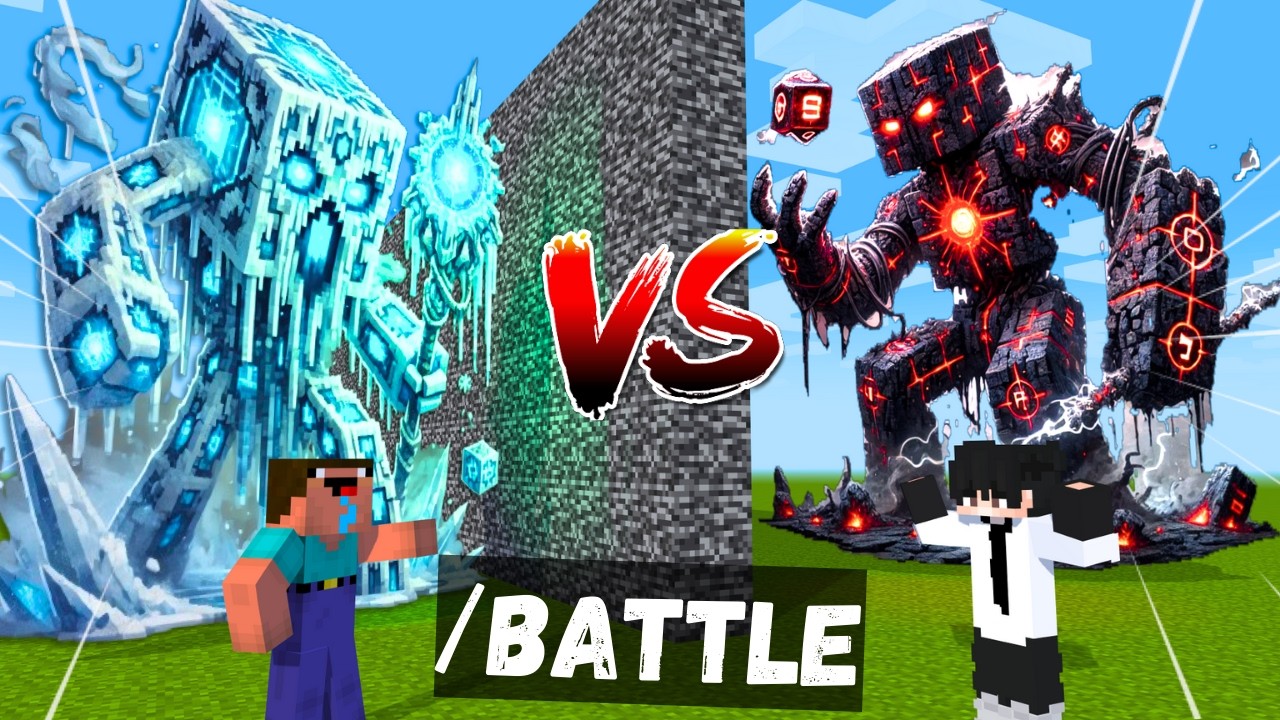 MOB BATTLE, But Anything I Build Turns to Real Life in Minecraft