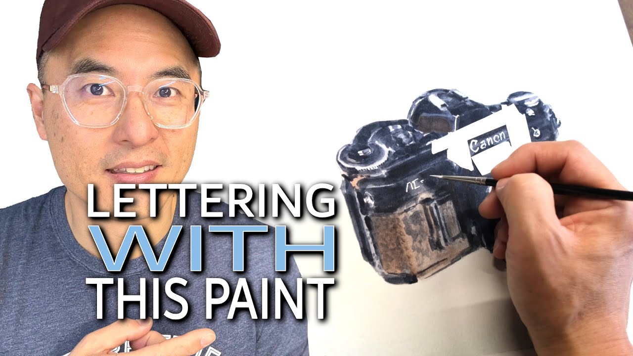 How to Add Letters & Numbers To a Watercolor Painting (tutorial)