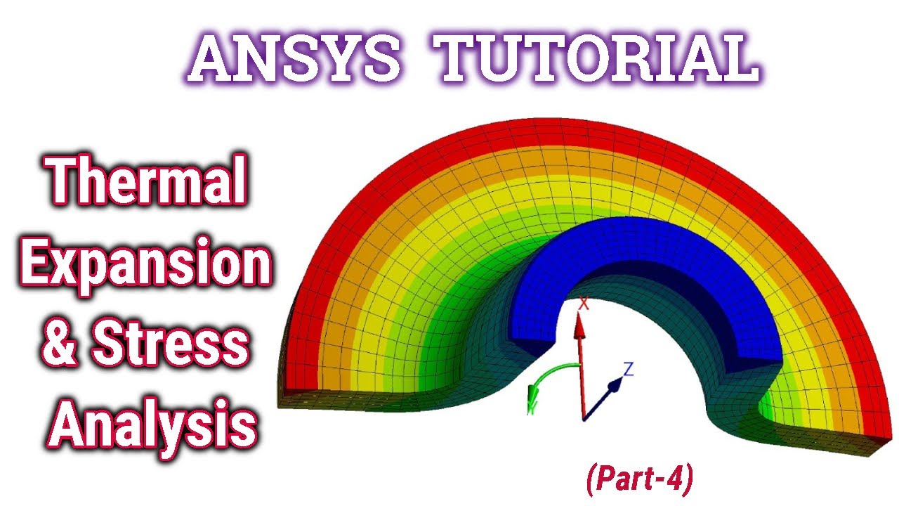 ANSYS Tutorial | Thermal Expansion and Stress Analysis | ANSYS Static Structural | ANSYS 2019 R2