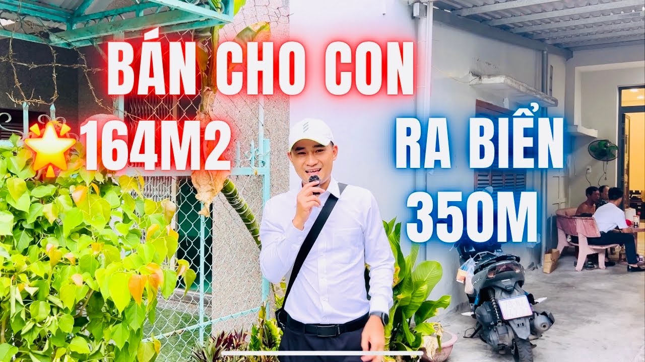 🌟Chú Phương cần bán đất tặng nhà 164m2 gần bãi tắm Hòn Chồng biển Nha Trang đường ô tô thông thoáng