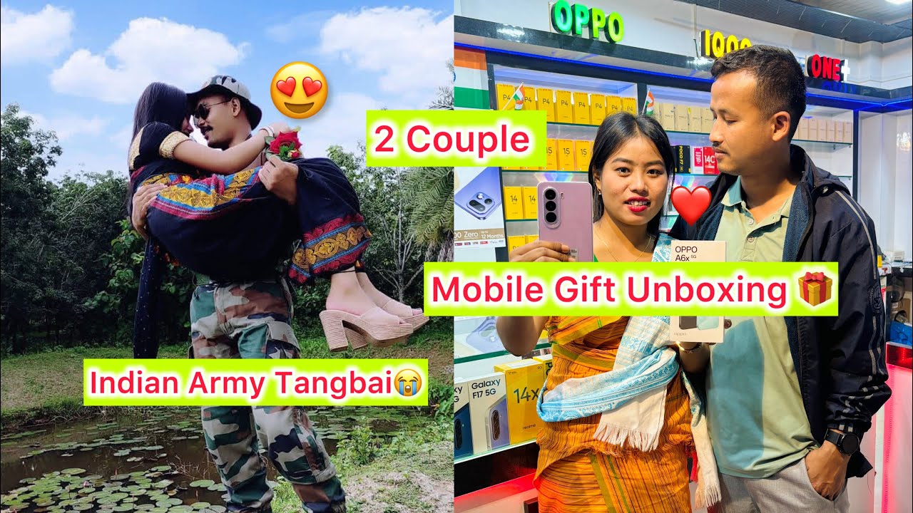 2 Couple Unboxing Gift 🎁 ?? Indian Army Tangbai 😭