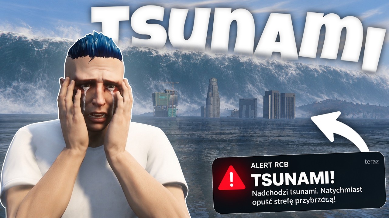 PRZETESTOWAŁEM MOD NA TSUNAMI I TORNADO w GTA 5 RP! *serwer widza*