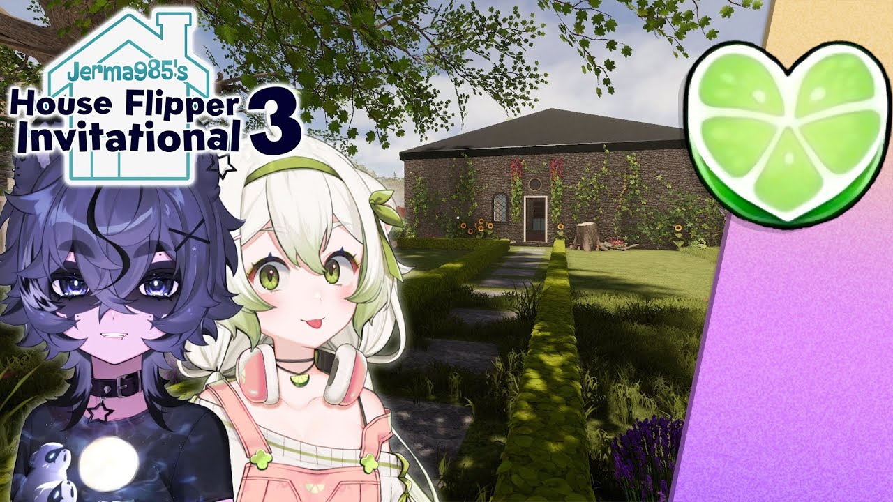 COTTAGE LESBIANS (Laimu & Snuffy) at the Jerma985's House Flipper 2 Invitational 3 (PART 1)