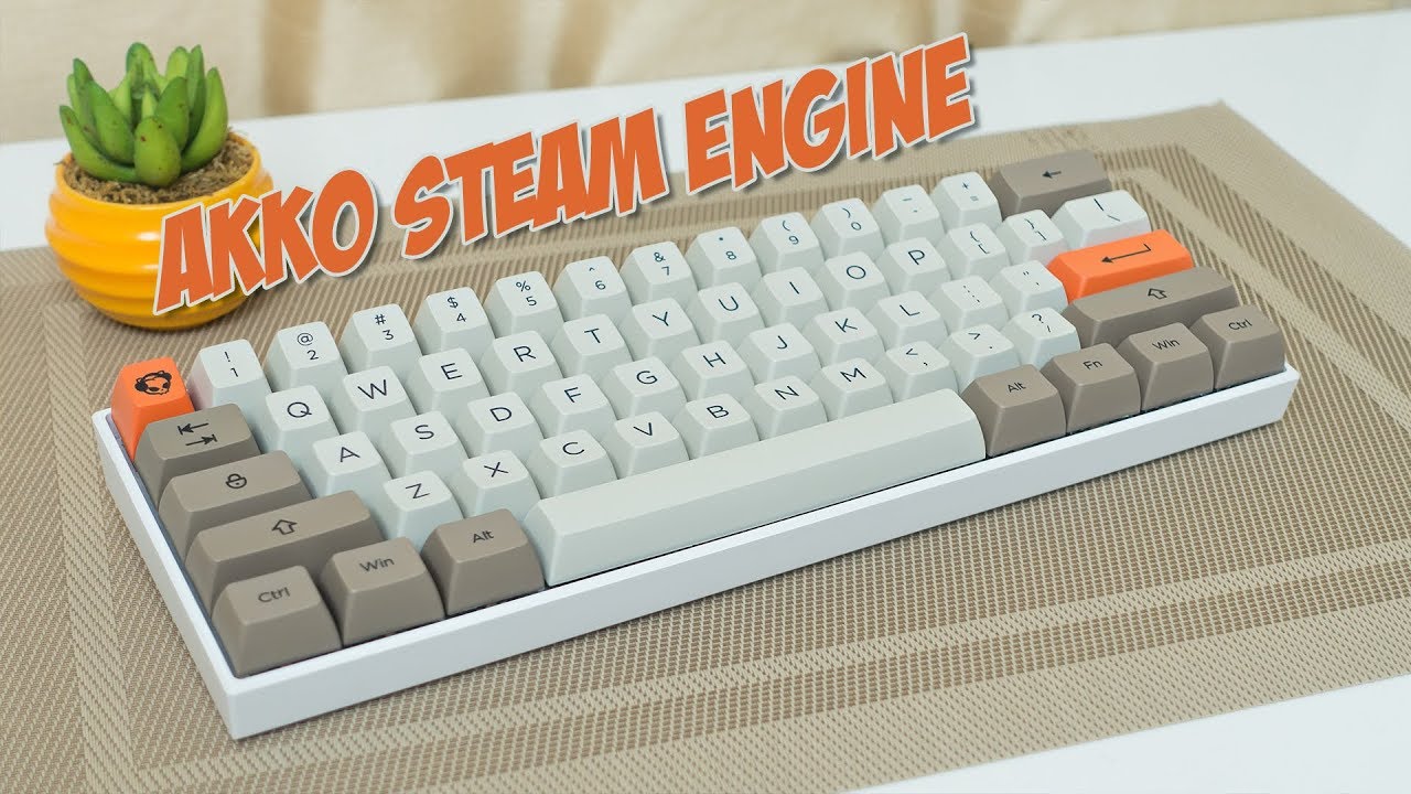 Akko Steam Engine Keycaps Review - SA VS OEM profile