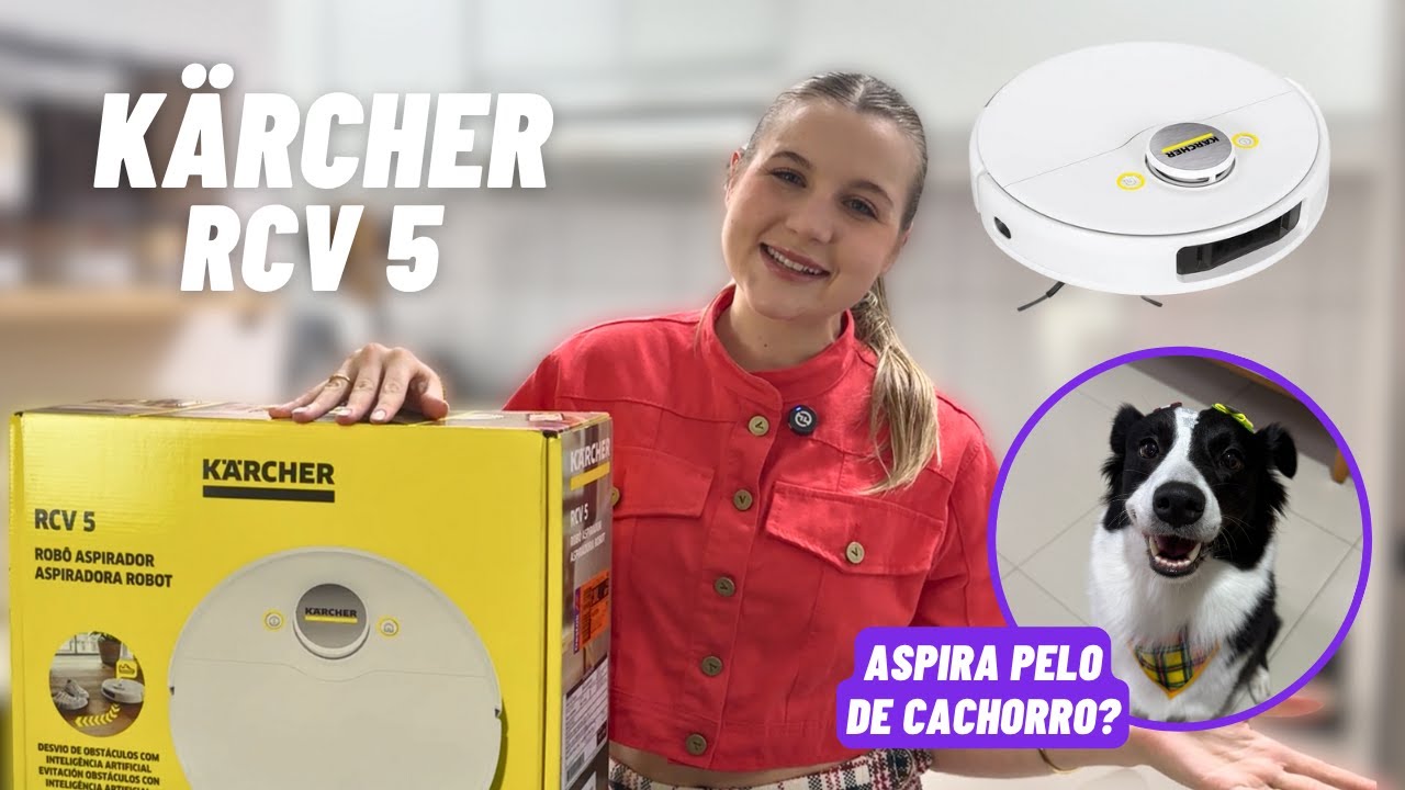 Aspirador robô KÄRCHER RCV 5 – VALE A PENA? Qual o melhor aspirador? Review, como usar e cupom!