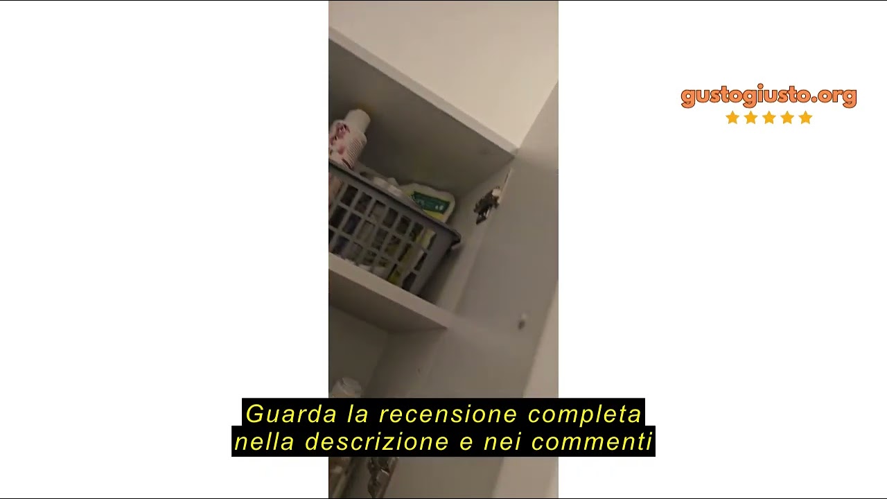 Recensione del vidaXL Mobile Lavatrice Grigio Cemento 64x24x190 cm Legno Multistrato, mobiletto per