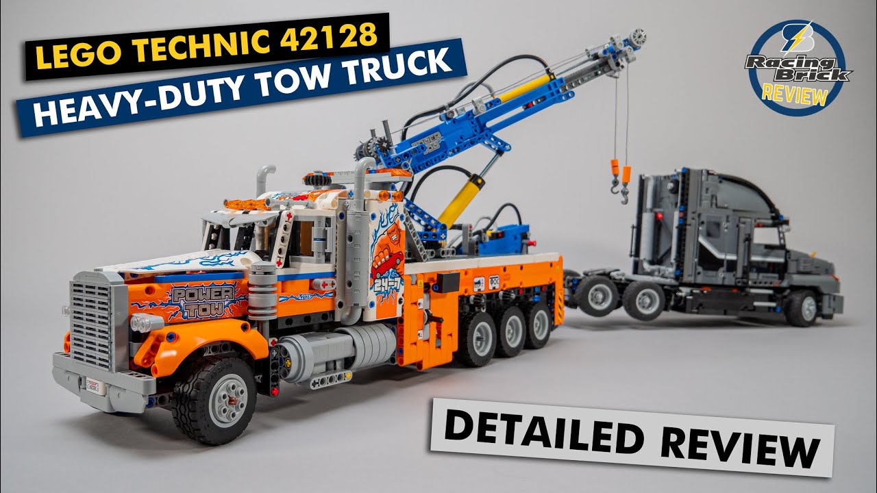 Подробный обзор сборки тяжелого тягача LEGO Technic 42128