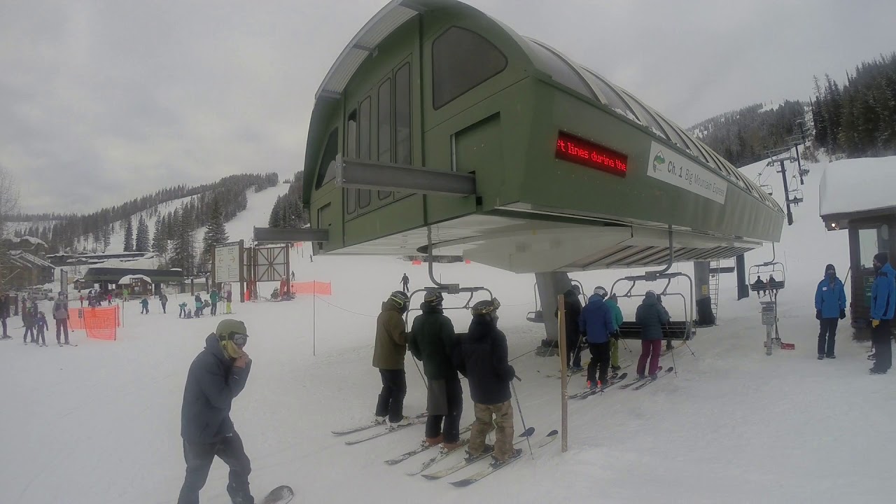 Whitefish, MT - Toni Matt and Chair Ride Up - January 18, 2021