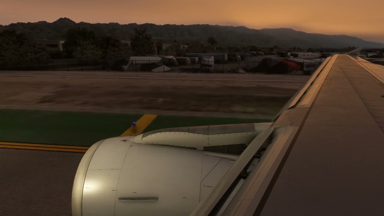 MSFS WIngview Fenix A320 V2 1 Take Off Burbank CA USA 15