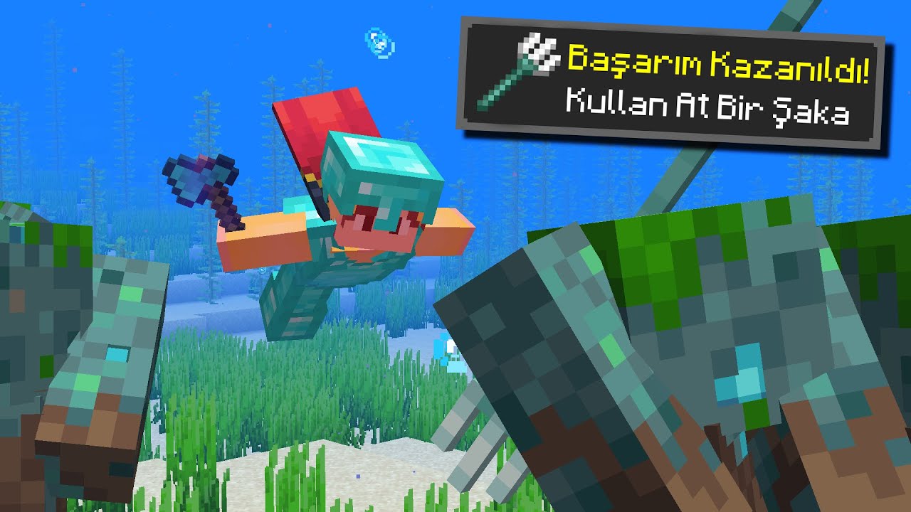 Minecraft'taki Tüm Başarımları 100 Günde Tamamlıyoruz (part 2)