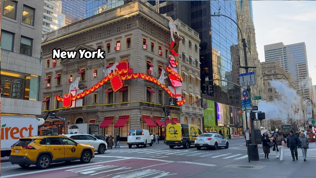 Manhattan Morning Walk New York City 4k Walking Tour