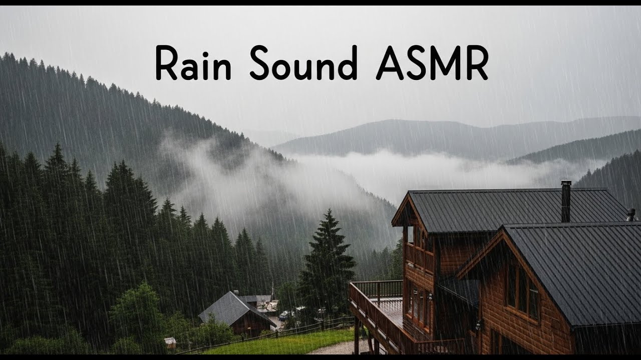 Slow Rain and Thunder Rolling Across the Night for Deep Sleep to Calm a Racing Mind