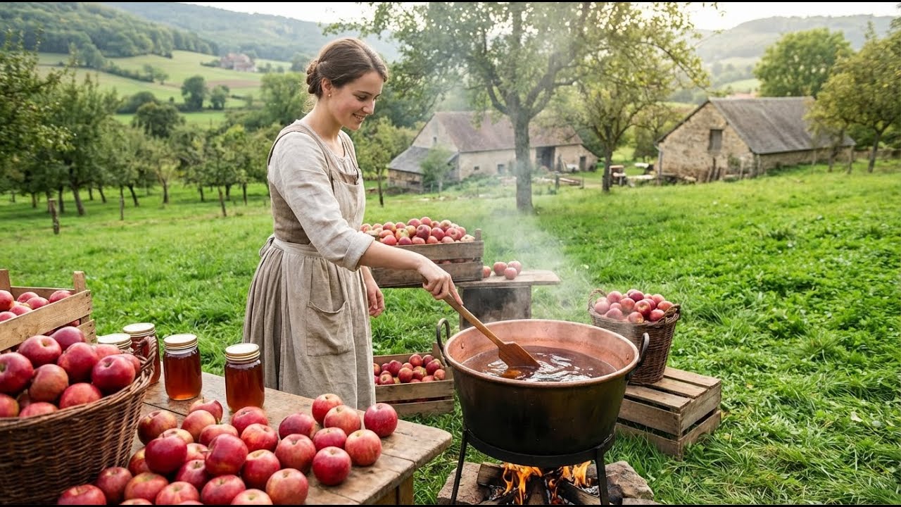 Beautiful Countryside Life - Traditional Way to Make Apple Syrup for Generations