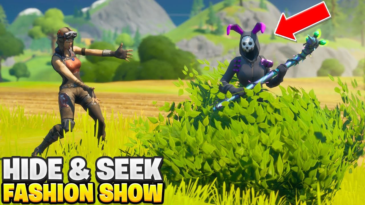 HIDE & SEEK FORTNITE FASHION SHOW!