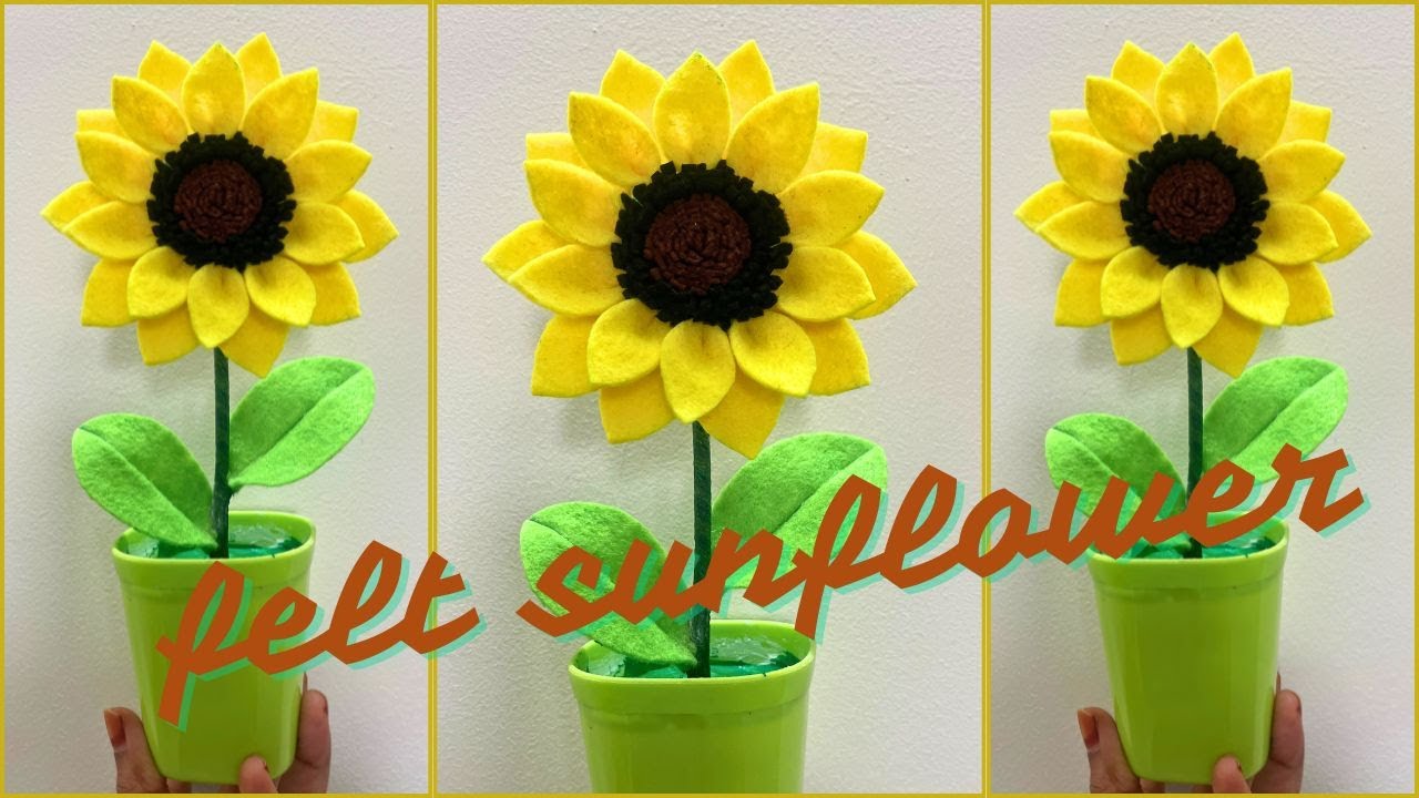 DIY Felt Sheet Flowers | Felt Sheet Crafts | Felt Sheet | Easy Felt Flowers