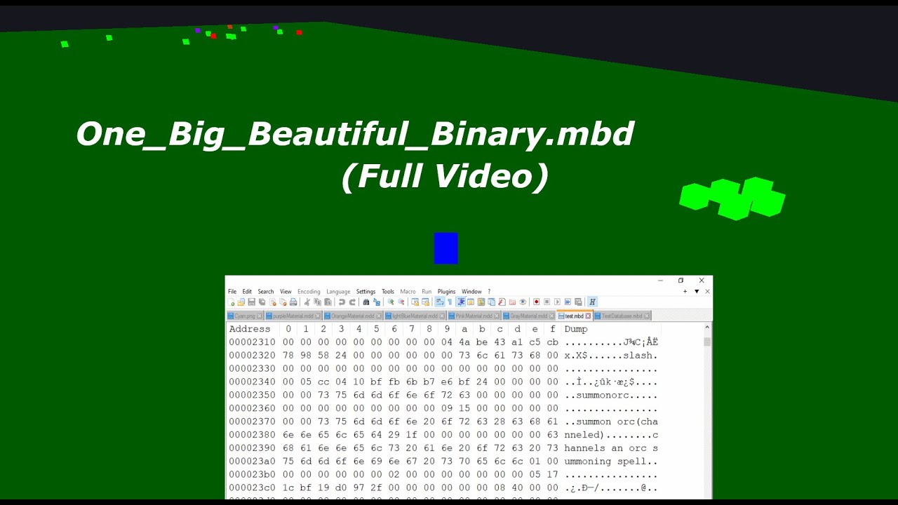 Designing a Game Engine Part 4: One Big Beautiful Binary(Full)