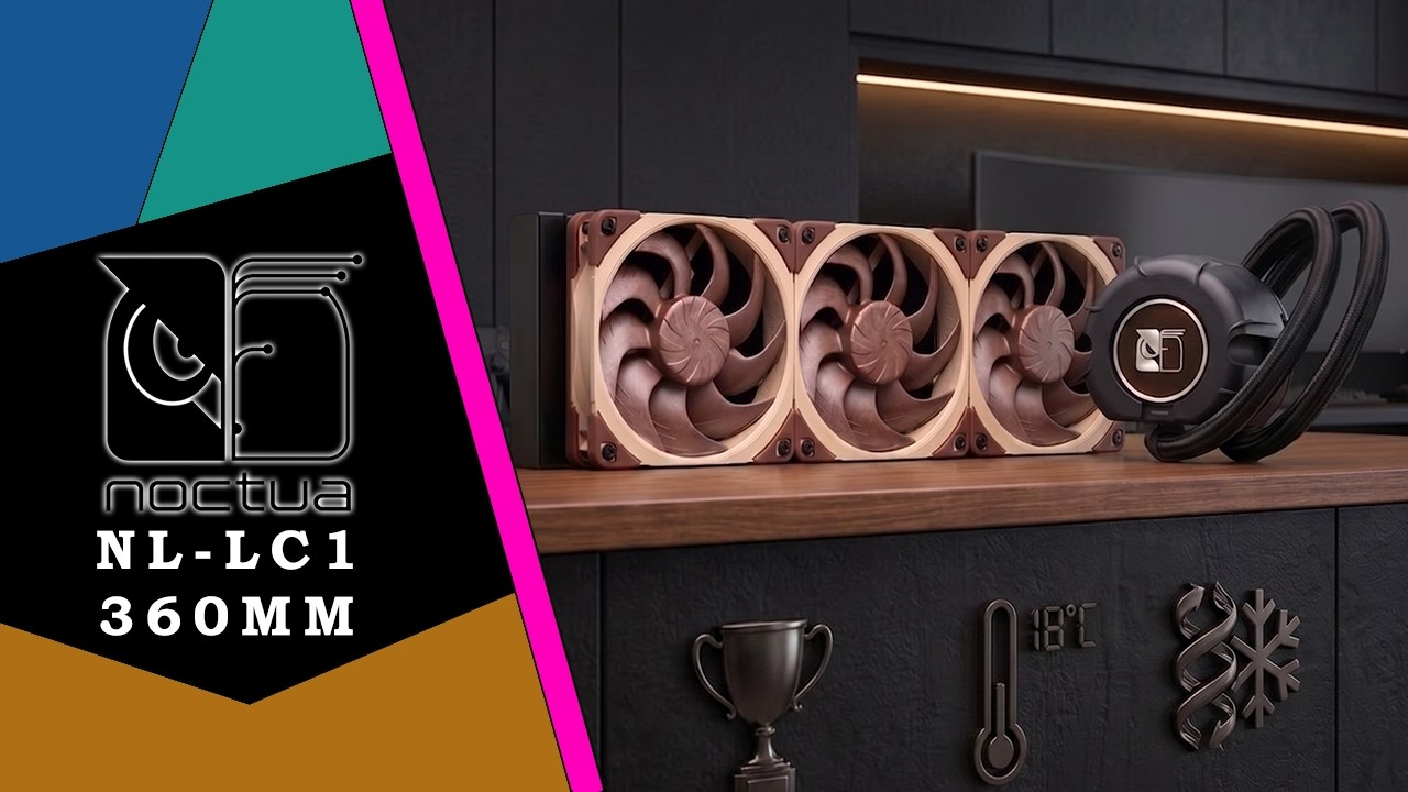 Noctua NL-LC1-36 🤩 Świetne wodne chłodzenie AIO / Recenzja 4K