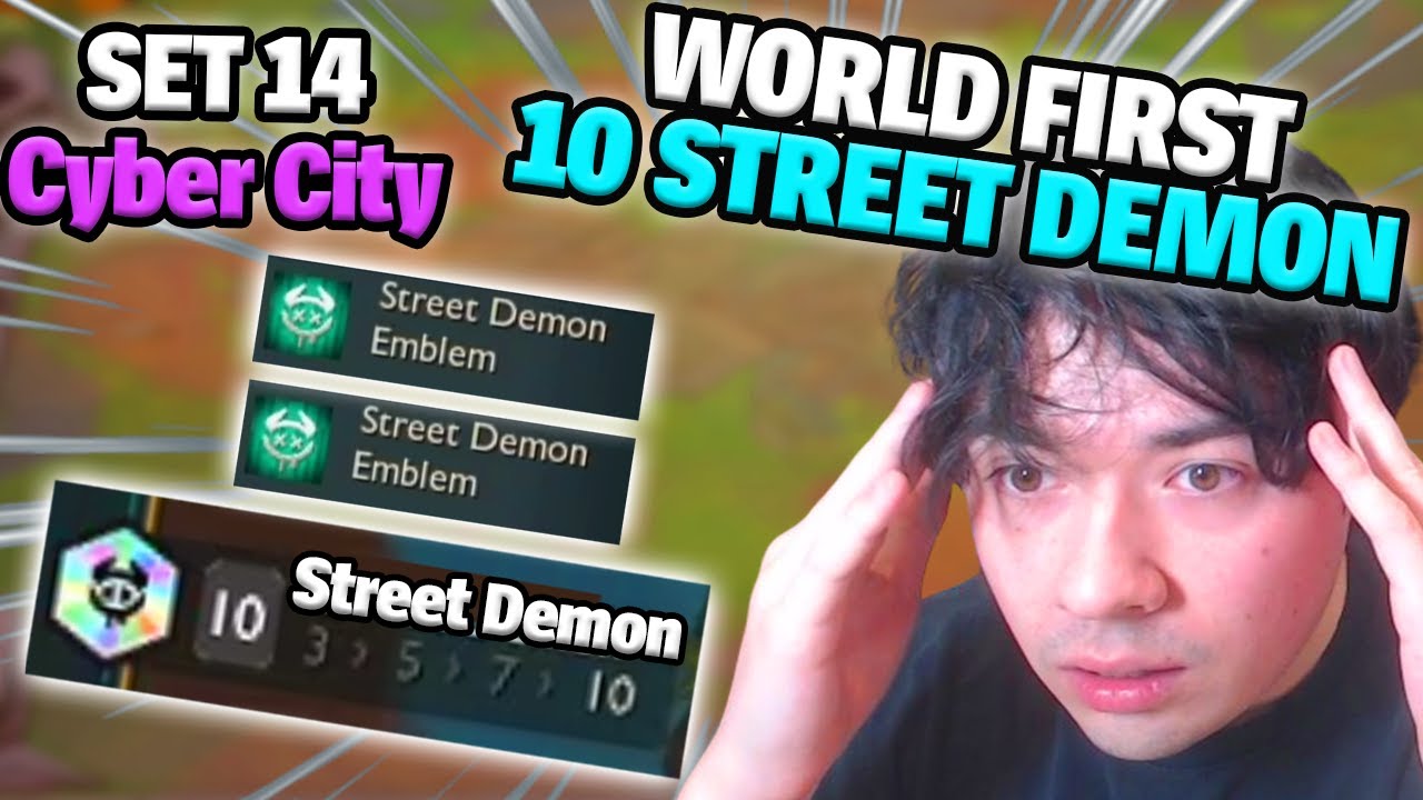 World's First Set 14 PRISMATIC TRAIT 10 STREET DEMON! I Set 14 TFT