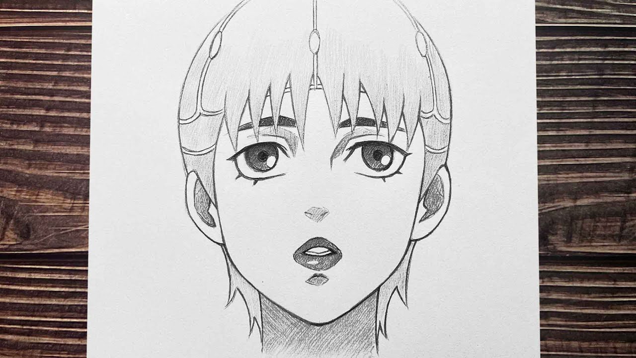 Easy anime sketch | how to draw Casca - [Berserk] | anime girl drawing step by step for beginners