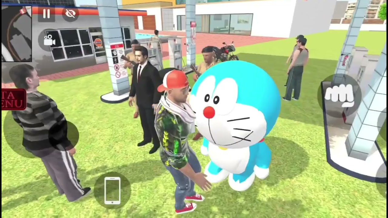 Franklin Shinchan Doraemon ka new petrol pump ⛽ Indian theft auto simulator 