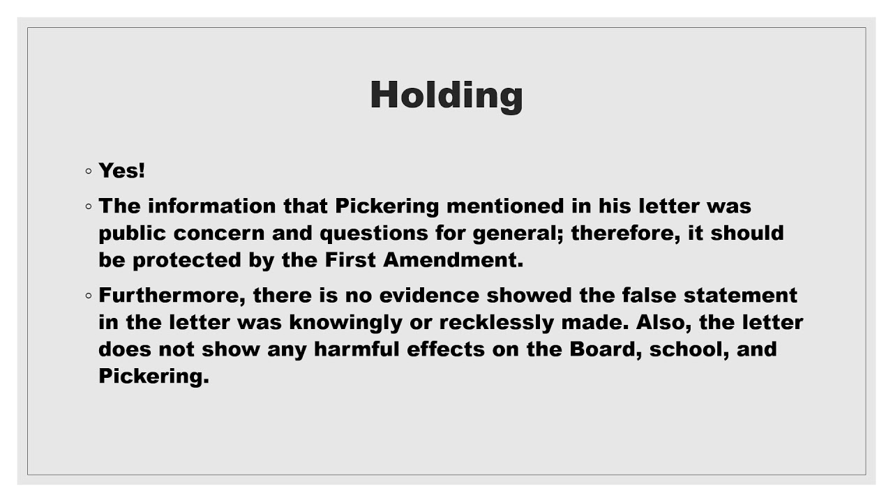 Pickering presentation