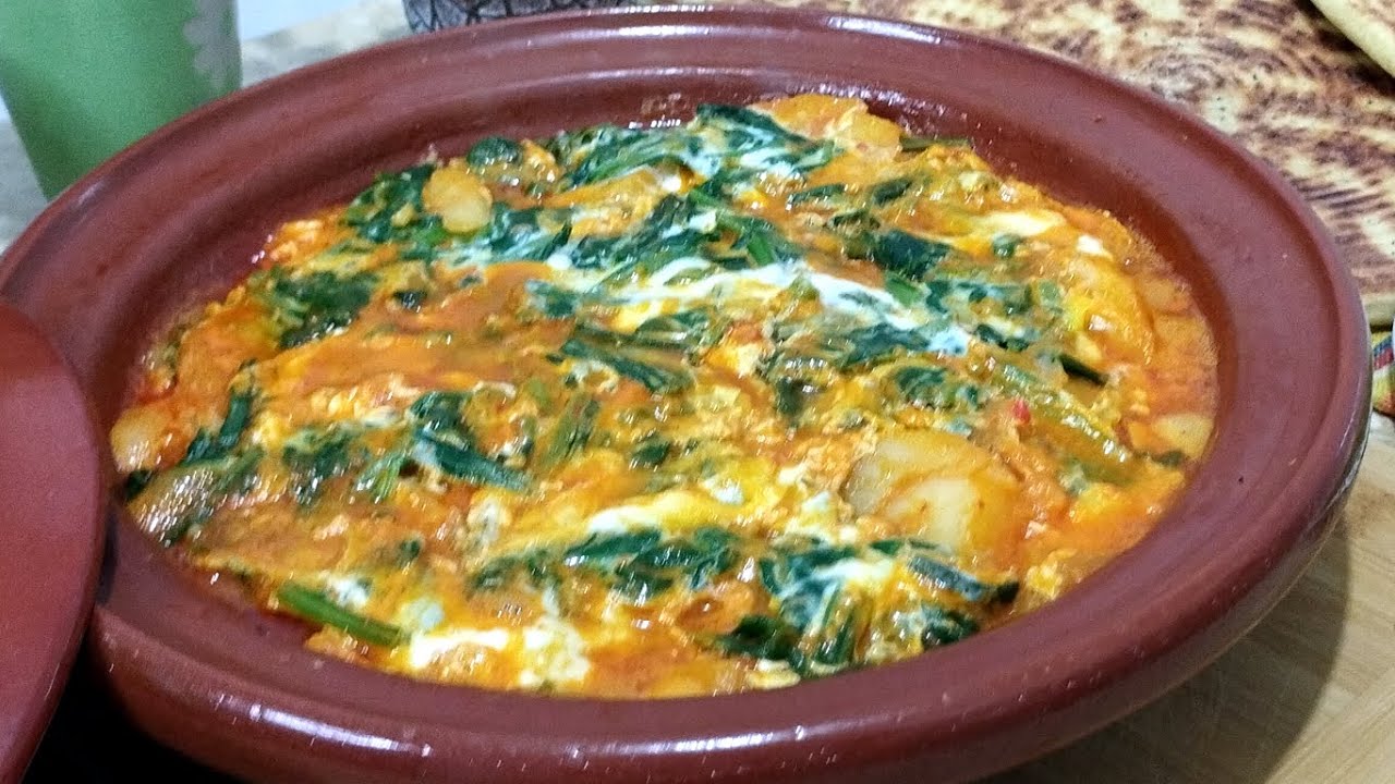 شطيطحة بطاطا بالسلق حارة 🌶️ طبق تقليدي جزائري طعم لا يقاوم Chtitha batata aux épinards