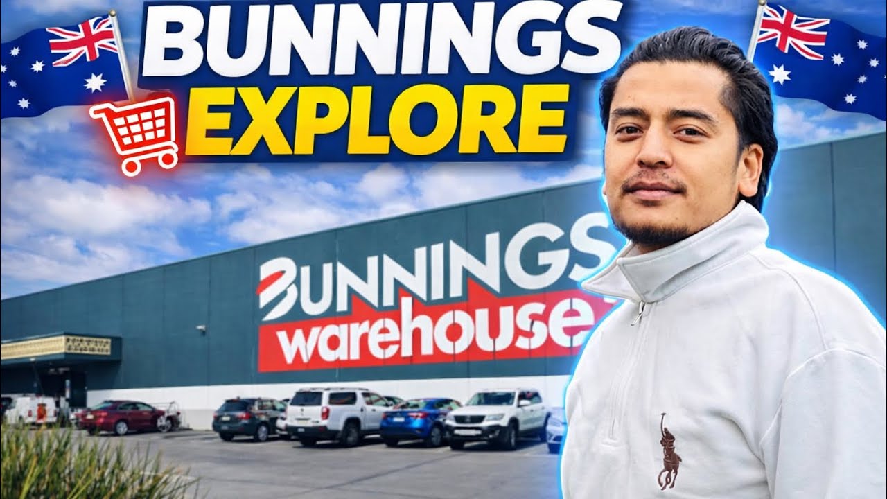 BUNNINGS WAREHOUSE VISIT 🇦🇺 | Gardening, Outdoor & DIY | Nepali Vlog