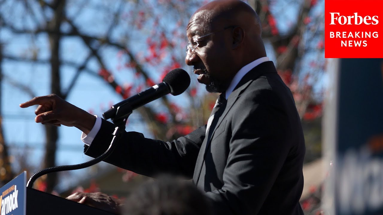 'The Lord Is Smiling On Our Work': Raphael Warnock Campaigns Against Herschel Walker