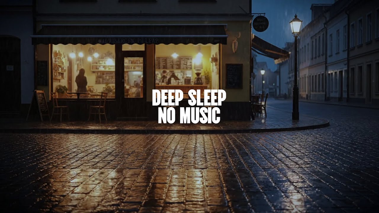 Deep Sleep ASMR – Night Rain Ambience | No Music