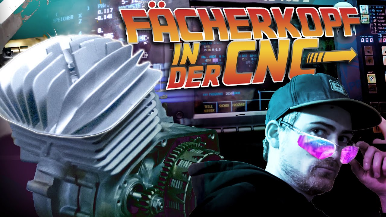 60ccm Fächerkopf mit Bearbeitung in der CNC | SIMSON Tuning