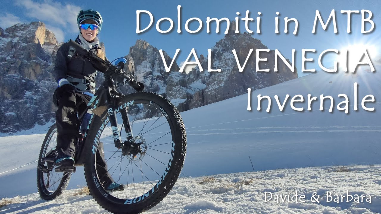 Dolomiti in MTB - Val Venegia in Invernale