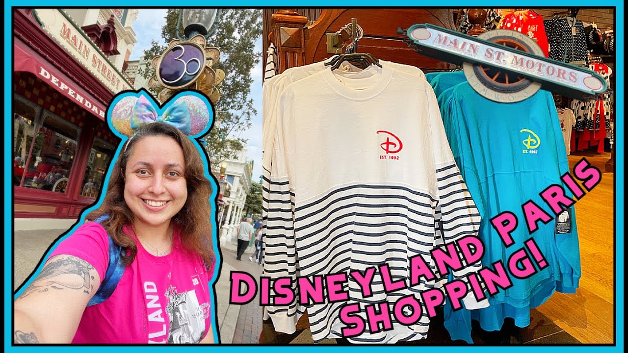 Disneyland Paris MAIN STREET MOTORS Shop Tour - Summer 2022