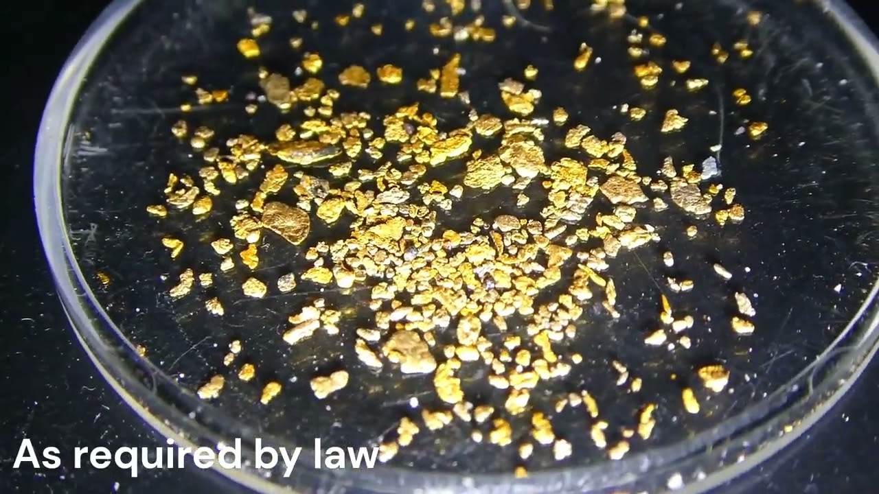 Devon Gold from an undisclosed Devon River