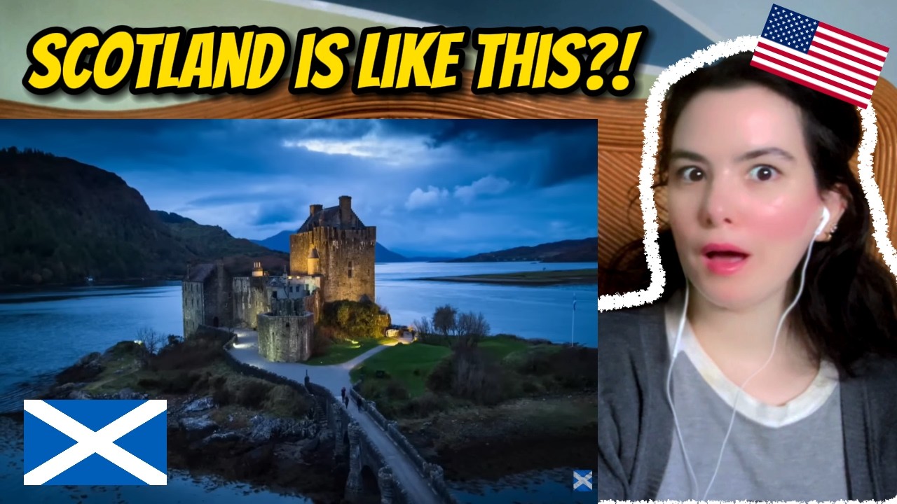 American Girl Reacts: Top 10 Must See Places in Scotland!