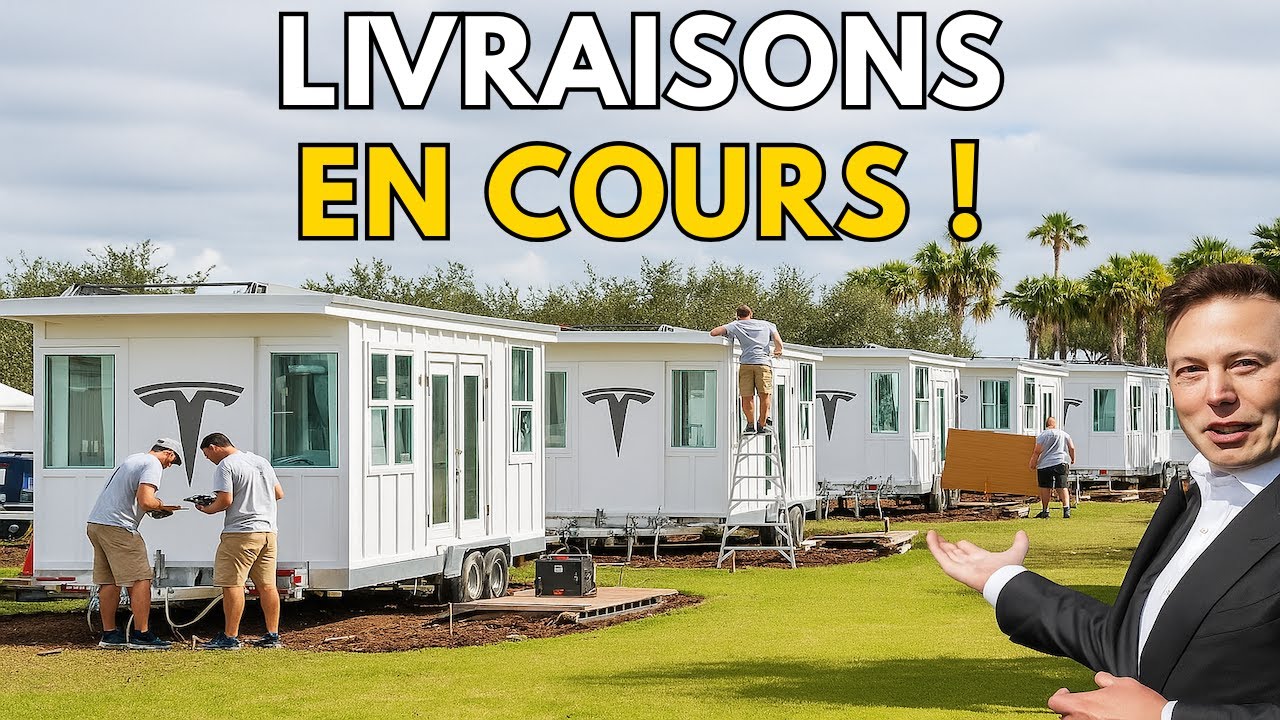 Tesla Mini-Maison à 7900€ : Installation en 2h, zéro taxe, énergie solaire incluse !