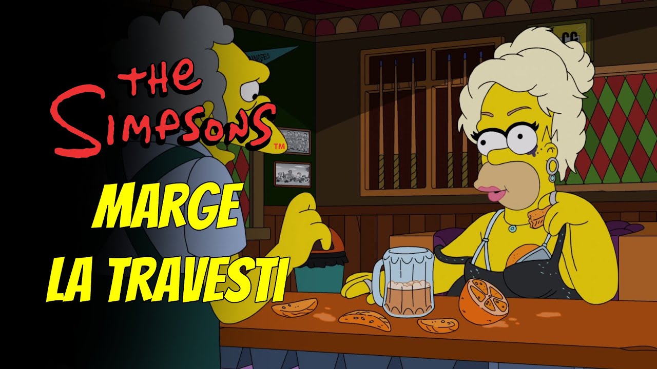 Los Simpson - Homero y Marge Travesti