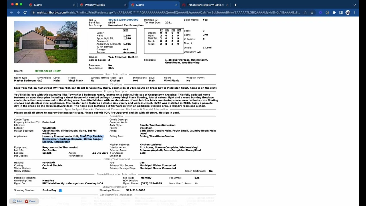 Sending an Offer to the Listing Agent (again) in Zipforms