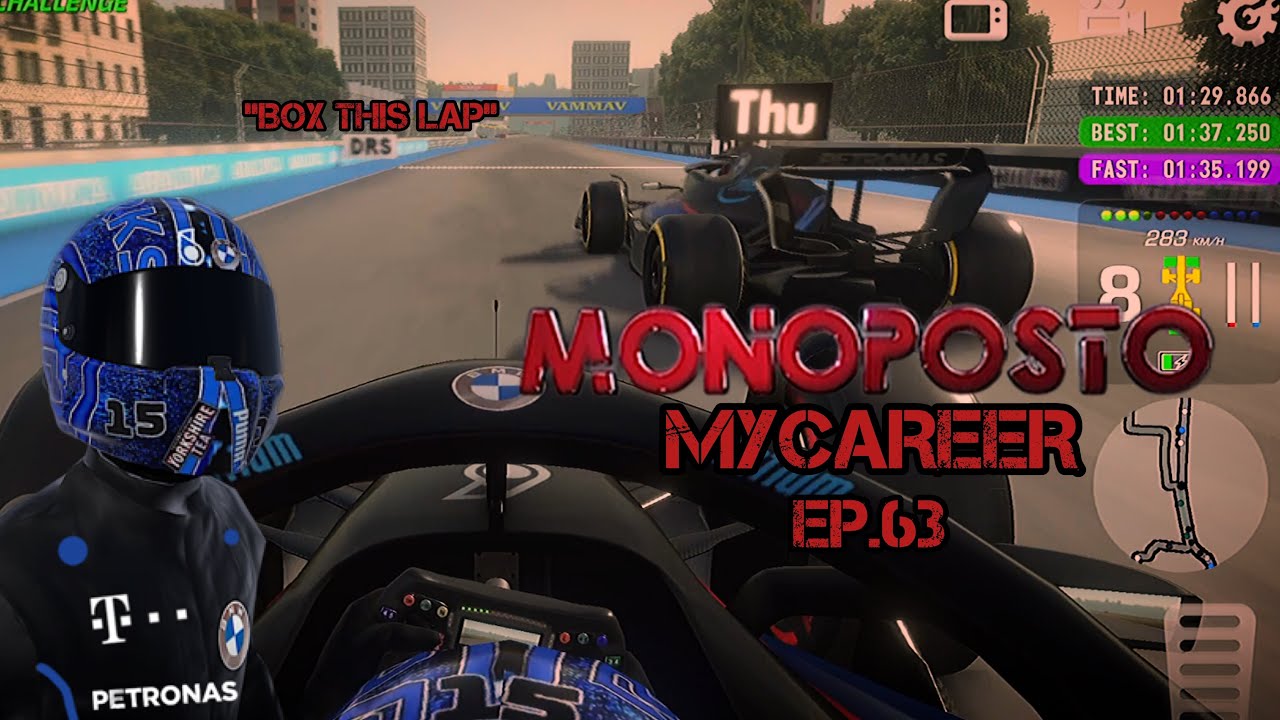 Monoposto MyCareer Ep.63 DISOBEYING TEAM ORDERS?!