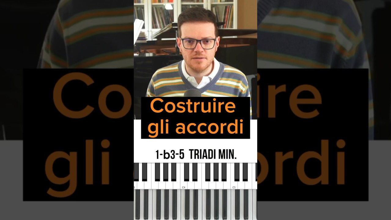 🎹 METODO PER COSTRUIRE GLI ACCORDI #accordi #lezionidipiano #pianotutorial #pianoforte