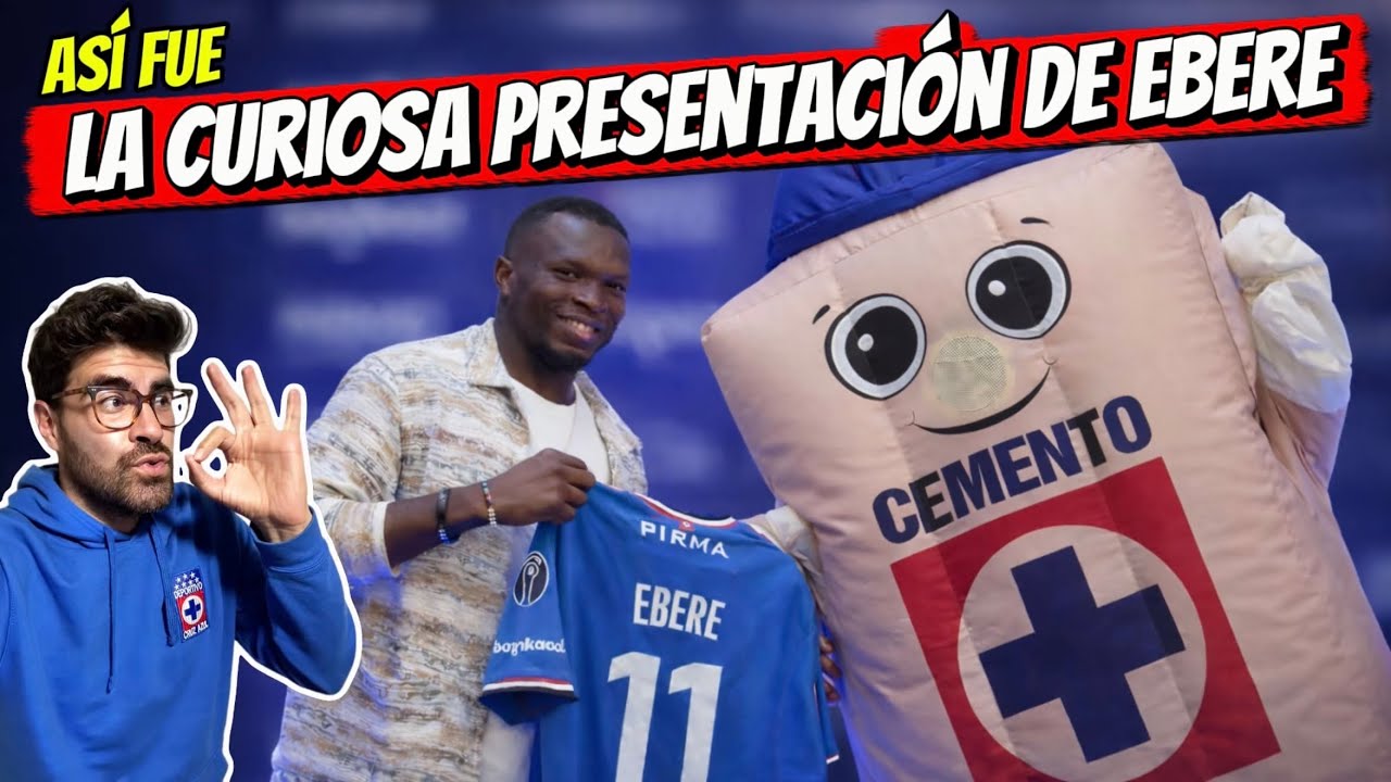 💥 Así fue la curiosa presentación de Christian Ebere con Cruz Azul 