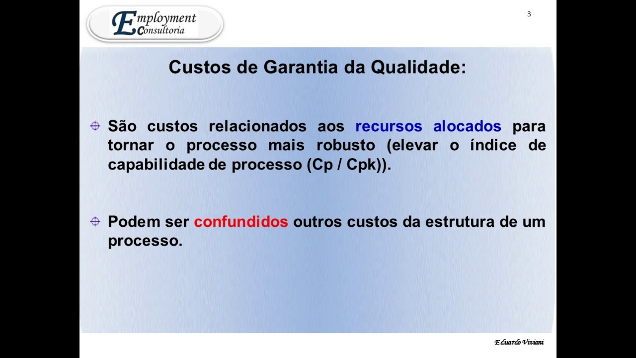 Custos da Qualidade