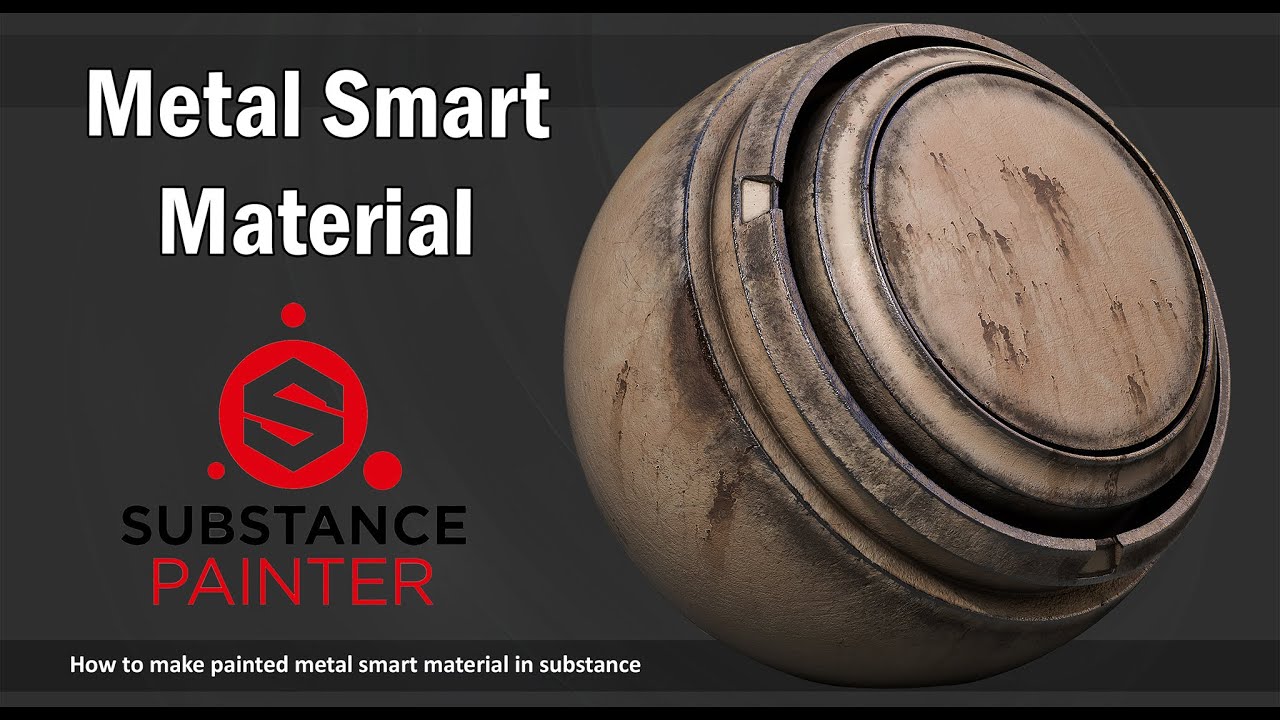 Metal Smart Material - painted metal (9) - substance painter