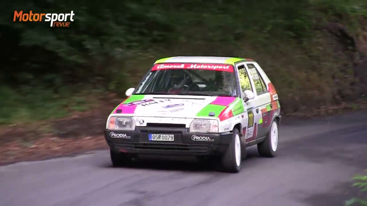 Rallye Železné Hory 2023 Faltys-Faltys Škoda Favorit 136L/A