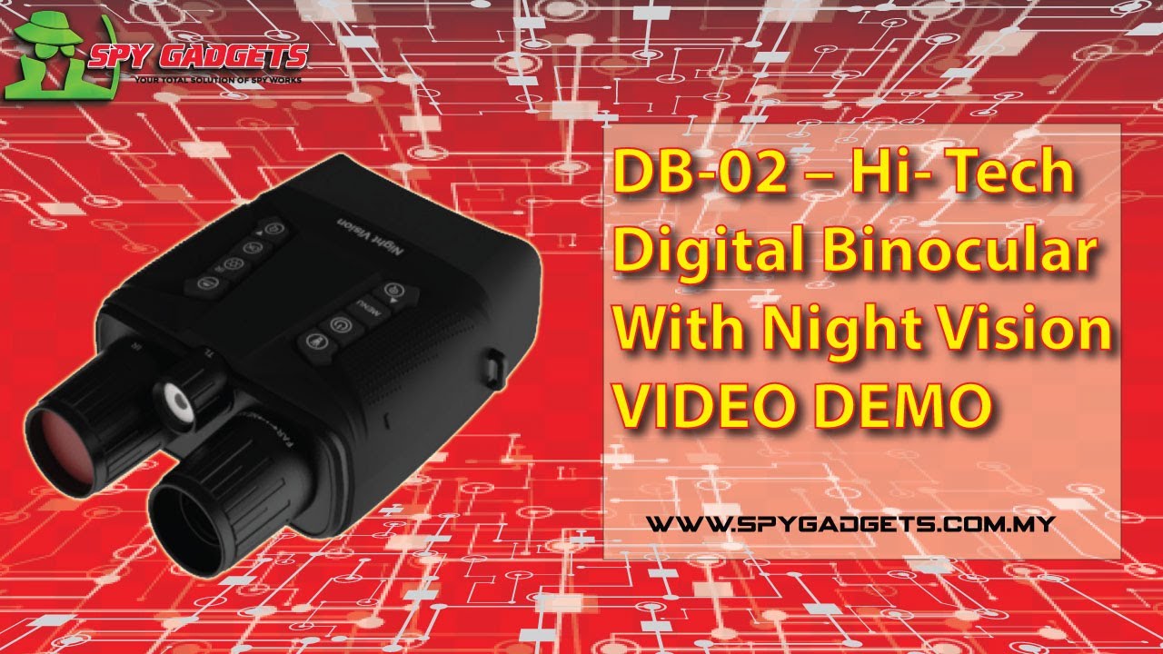 DB-02 – Hi- Tech Digital Binocular With Night Vision, Enforcement Grade Video Demo