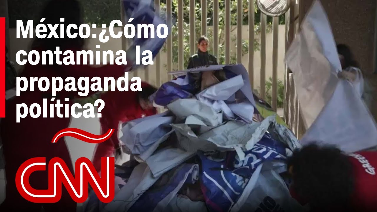 Greenpeace México: plástico de campañas políticas no se puede reciclar