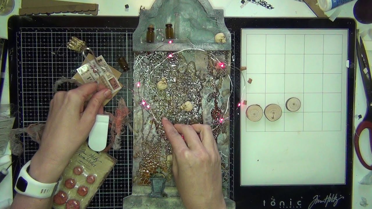 Tips för dagen! Tim Holtz ljusslinga från Clas Ohlson!