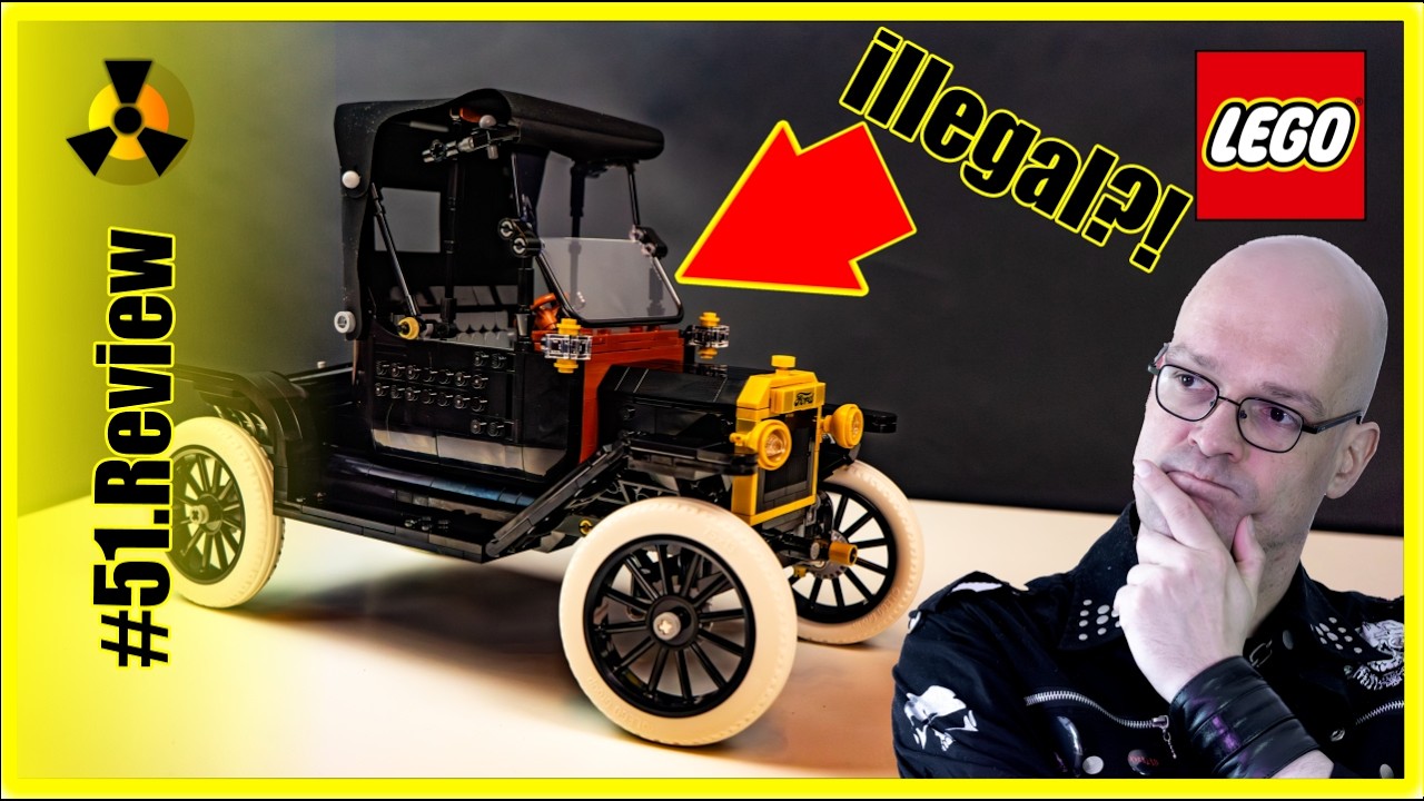 Eine Illegale Bautechnik im Ford Model T von LEGO :  sonst einfach unerwartet