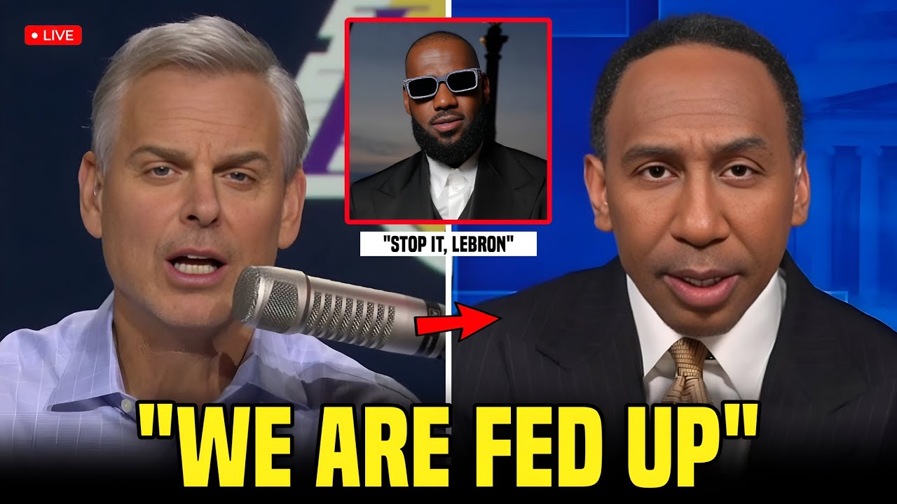 STEPHEN A. SMITH SHOCKINGLY SURRENDERS TO LEBRON - COWHERD SAYS LAKERS ARE DONE WITH HIM!